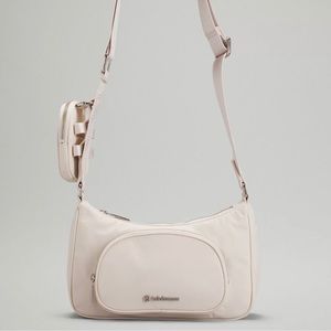 (RARE) Lululemon Crossbody with Nano Pouch in White Opal